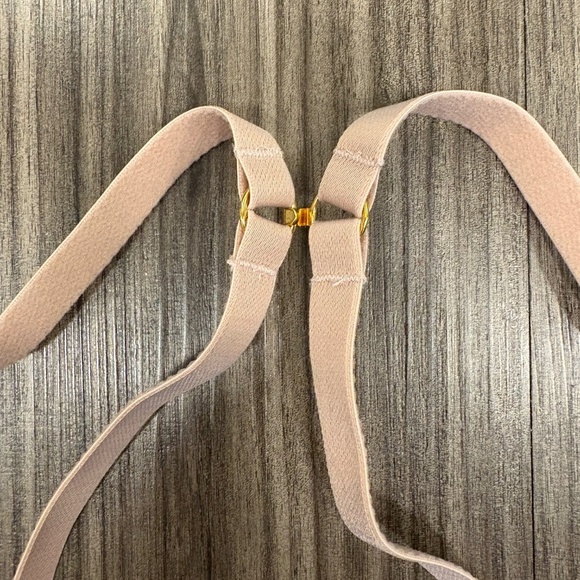 LIVELY Womens The Dot Mesh Underwire Unlined Bra Light Purple Polka Dots 32D - Picture 7 of 8